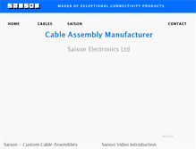 Tablet Screenshot of cableassemblymanufacturer.com